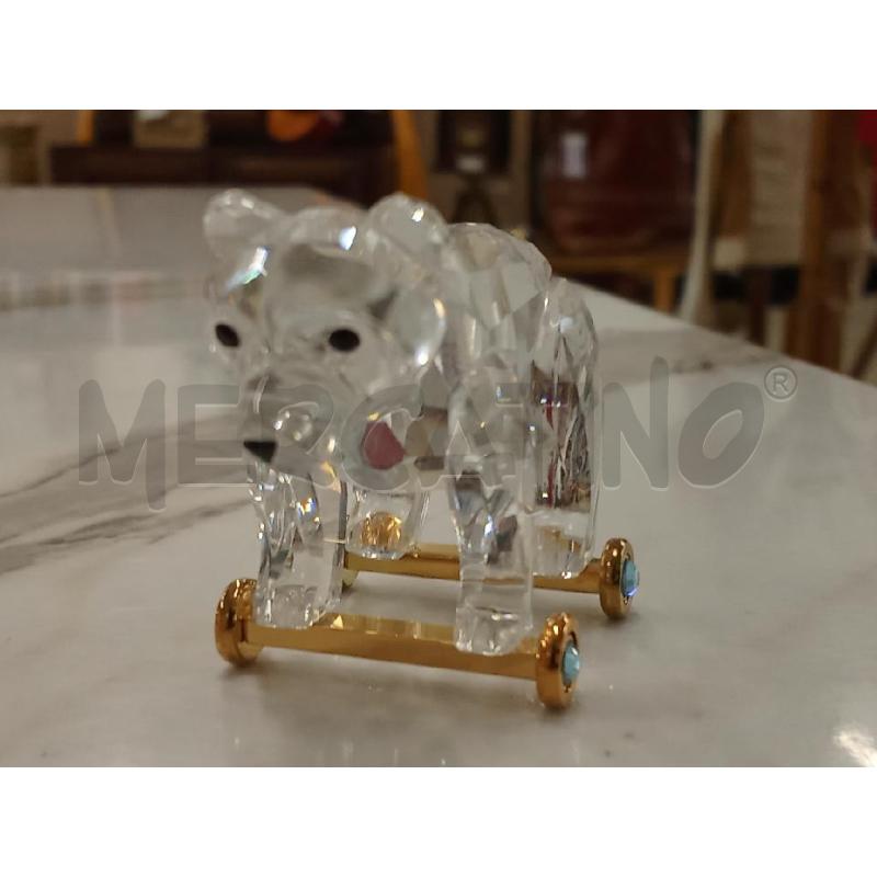 SOPRAMMOBILE ORSO SU RUOTE PLACC DORATO SWARVSKY  | Mercatino dell'Usato San giorgio del sannio 1