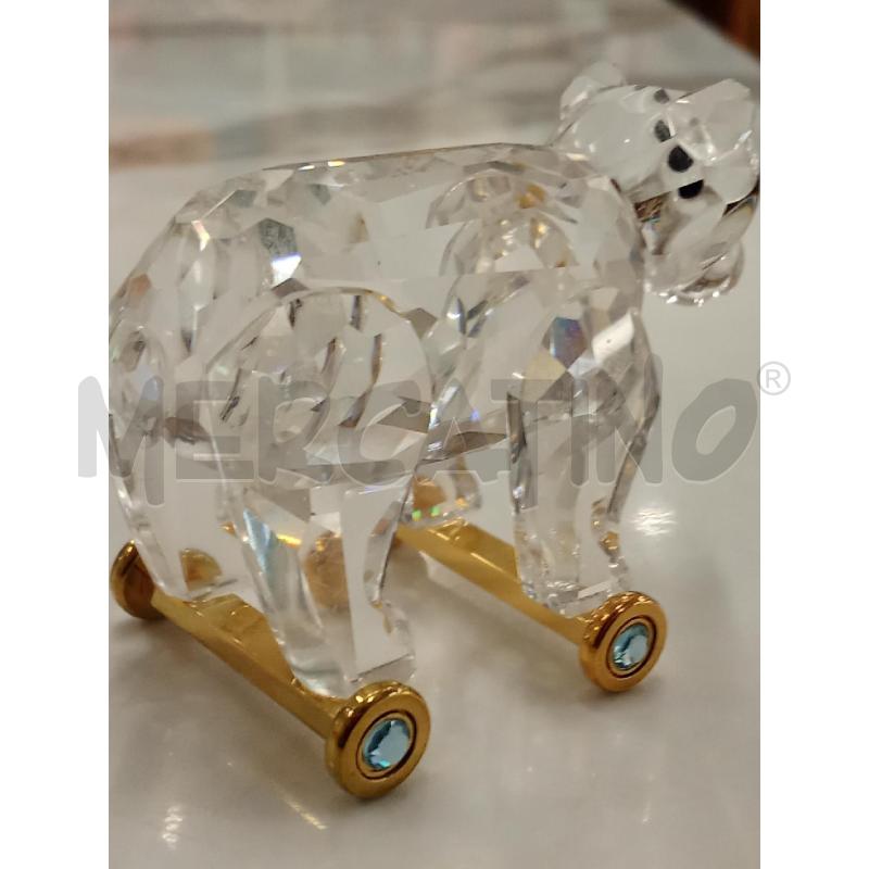 SOPRAMMOBILE ORSO SU RUOTE PLACC DORATO SWARVSKY  | Mercatino dell'Usato San giorgio del sannio 4