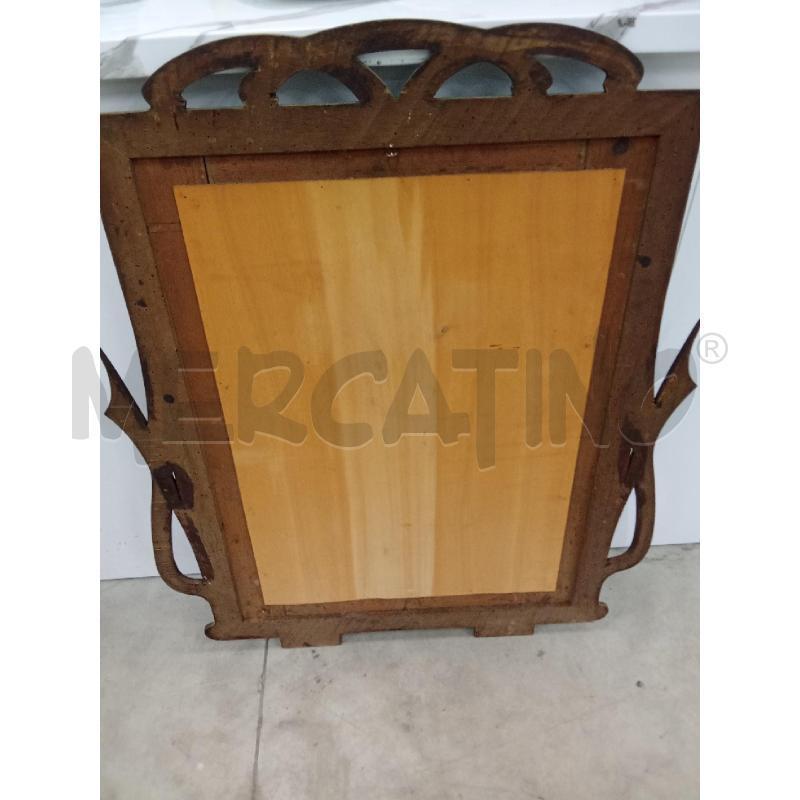SPECCHIERA IN NOCE STILE LIBERTY  | Mercatino dell'Usato San giorgio del sannio 2