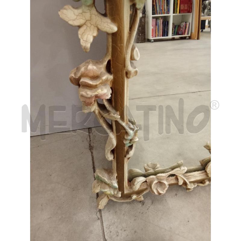 SPECCHIO C LIGNEA FLOREALE STILE VENEZIANO  | Mercatino dell'Usato San giorgio del sannio 3