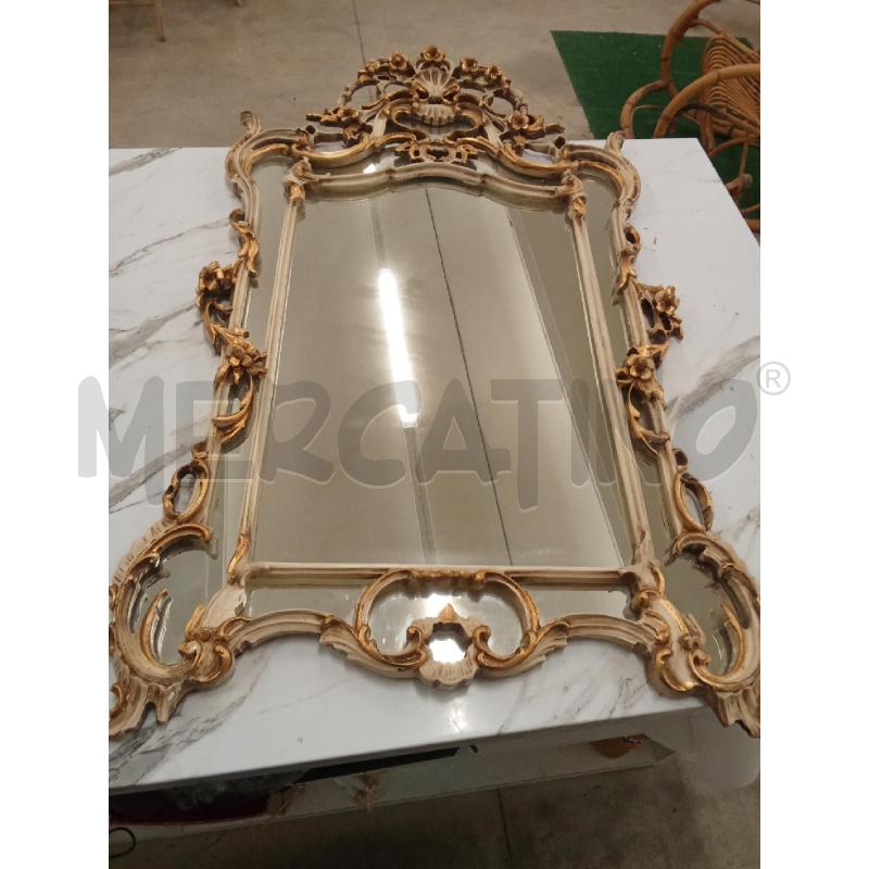 SPECCHIO STILE VENEZIANO LAVORATO PUNTE DORATE  | Mercatino dell'Usato San giorgio del sannio 1