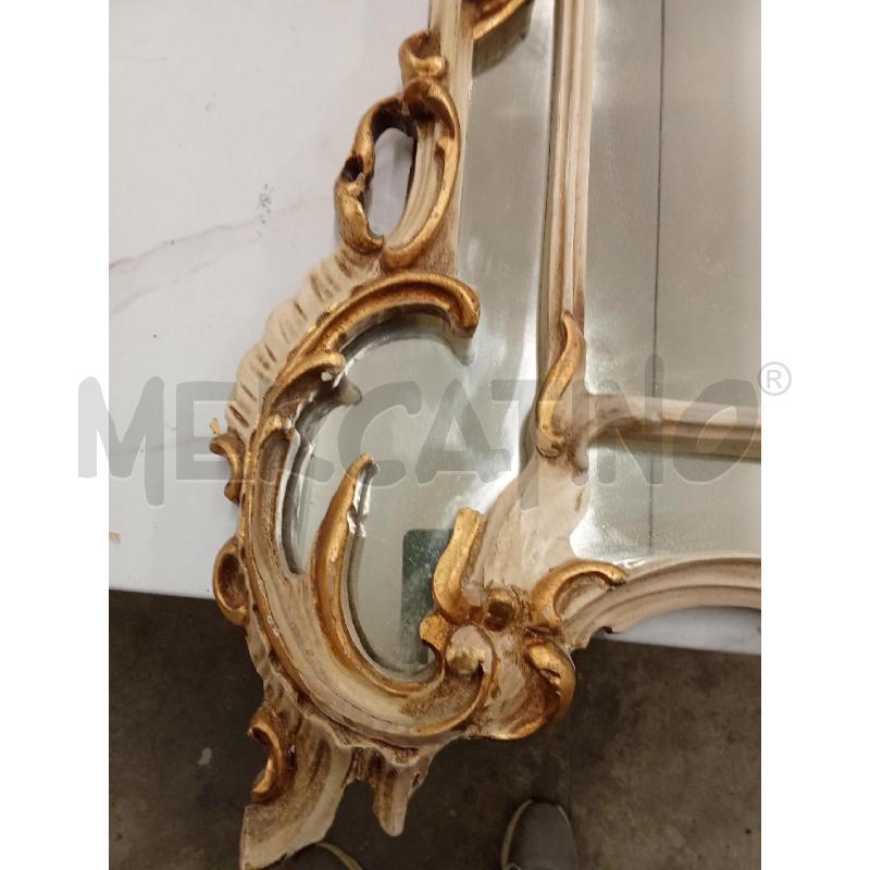 SPECCHIO STILE VENEZIANO LAVORATO PUNTE DORATE  | Mercatino dell'Usato San giorgio del sannio 4