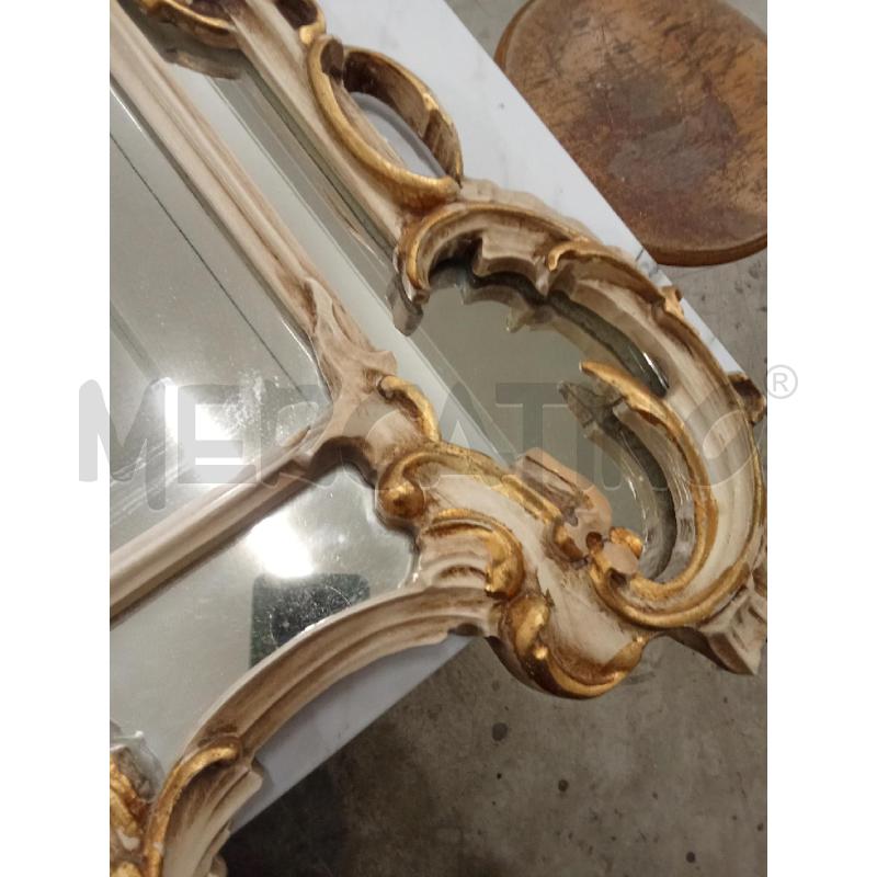 SPECCHIO STILE VENEZIANO LAVORATO PUNTE DORATE  | Mercatino dell'Usato San giorgio del sannio 5