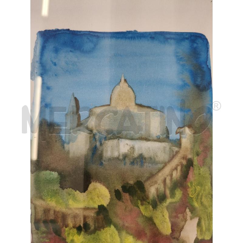 STAMPA ACQUERELLATA CASTELLO 113 | Mercatino dell'Usato San giorgio del sannio 5