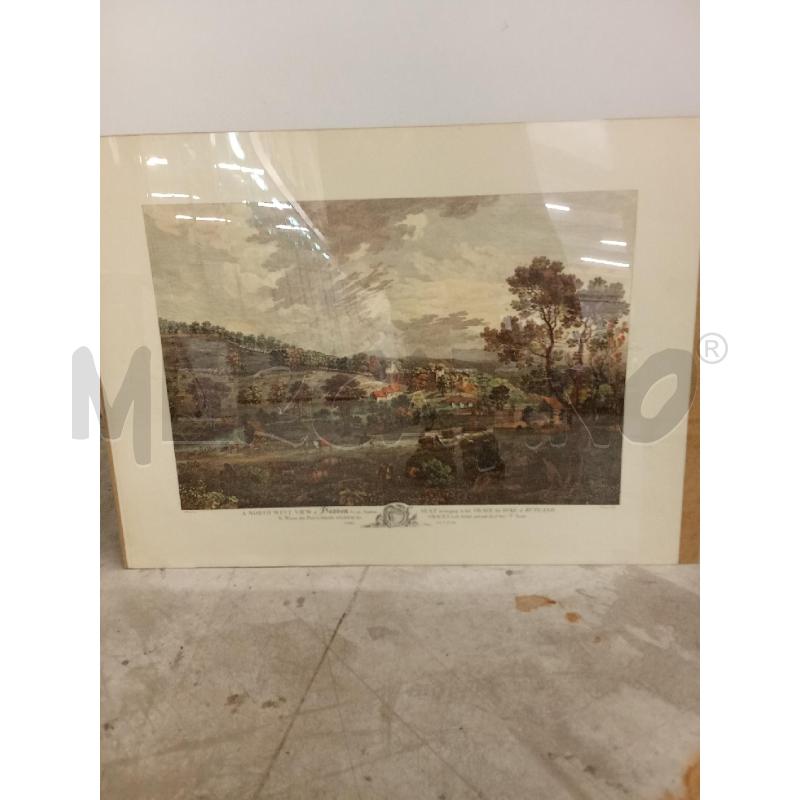STAMPA VINTAGE PAESAGGIO  | Mercatino dell'Usato San giorgio del sannio 1