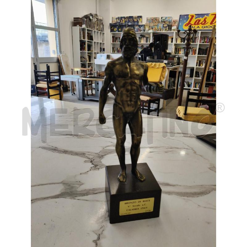 STATUA RIPRODUZIONE IN MINIATURA BRONZO RIACE  | Mercatino dell'Usato San giorgio del sannio 1