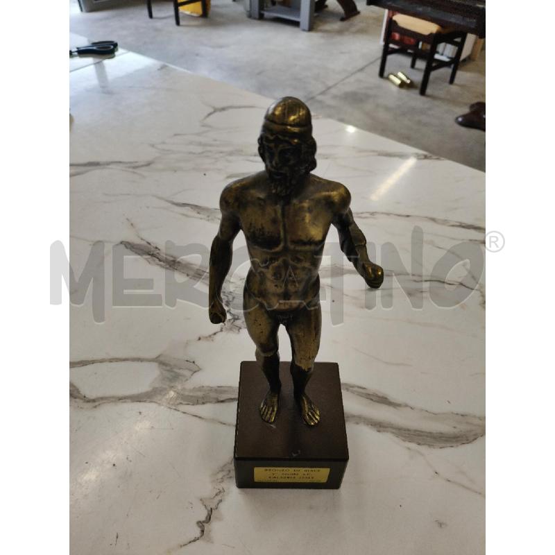 STATUA RIPRODUZIONE IN MINIATURA BRONZO RIACE  | Mercatino dell'Usato San giorgio del sannio 2