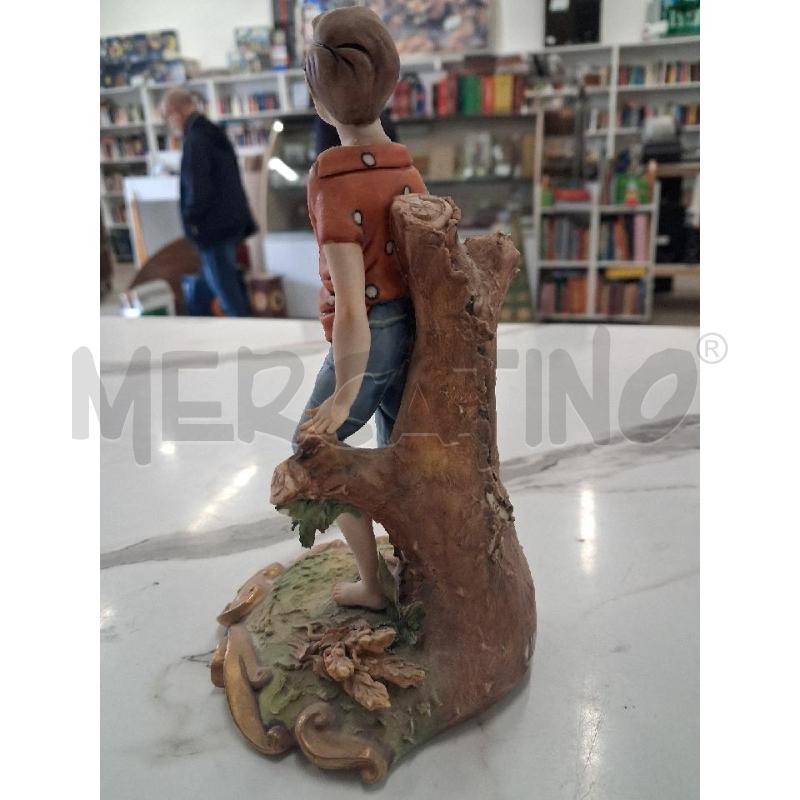 STATUETTA CAPODIMONTE RAGAZZO TRONCO  | Mercatino dell'Usato San giorgio del sannio 2