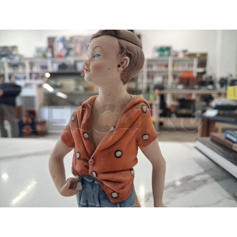 STATUETTA CAPODIMONTE RAGAZZO TRONCO  | Mercatino dell'Usato San giorgio del sannio 3