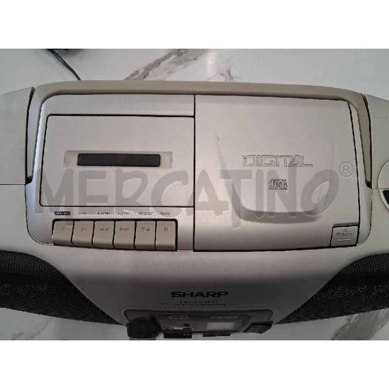 STEREO SHARP QT CD 111 PORTABLE STEROE SYSTEM | Mercatino dell'Usato San giorgio del sannio 3