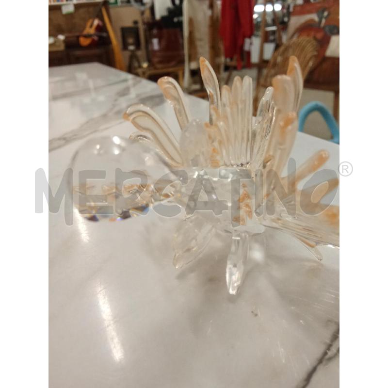 SWAROVSKI PESCE LEONE AMBRATO  | Mercatino dell'Usato San giorgio del sannio 3