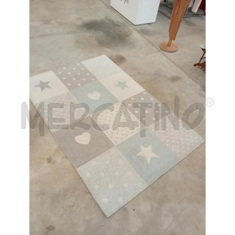 TAPPETO BEIJE POIS BIANCHI  | Mercatino dell'Usato San giorgio del sannio 1