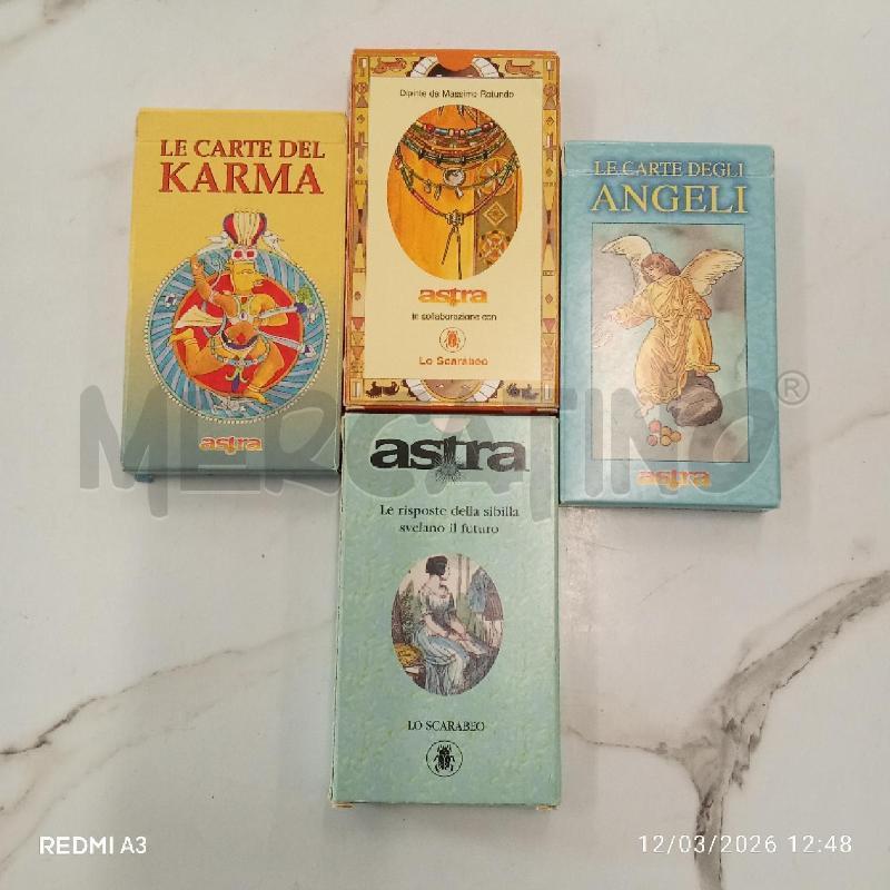 TAROCCHI + MANUALE ASTRA + TAROCCHI GATTO + TAROCCHI ASTRELLA  | Mercatino dell'Usato San giorgio del sannio 3