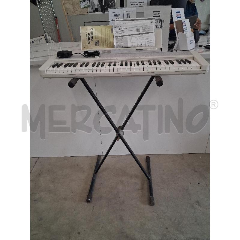 TASTIERA MUSICALE CASIO TONE + PIEDE + LEGGIO | Mercatino dell'Usato San giorgio del sannio 1
