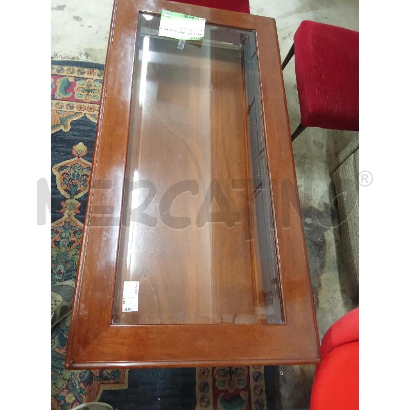 TAVOLINO ARTE POVERA VETRO MOLATO BACHECA  | Mercatino dell'Usato San giorgio del sannio 1