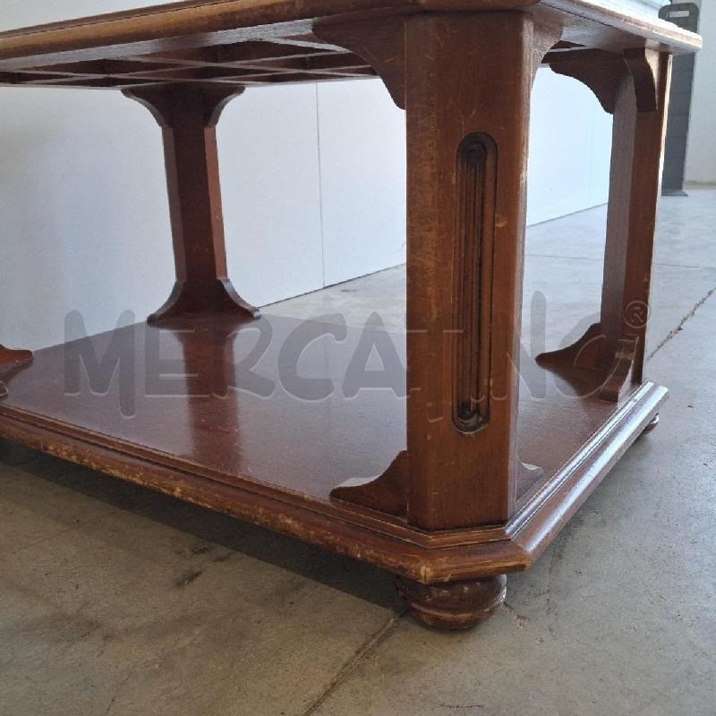 TAVOLINO LEGNO BASSO CON VETRO  | Mercatino dell'Usato San giorgio del sannio 3
