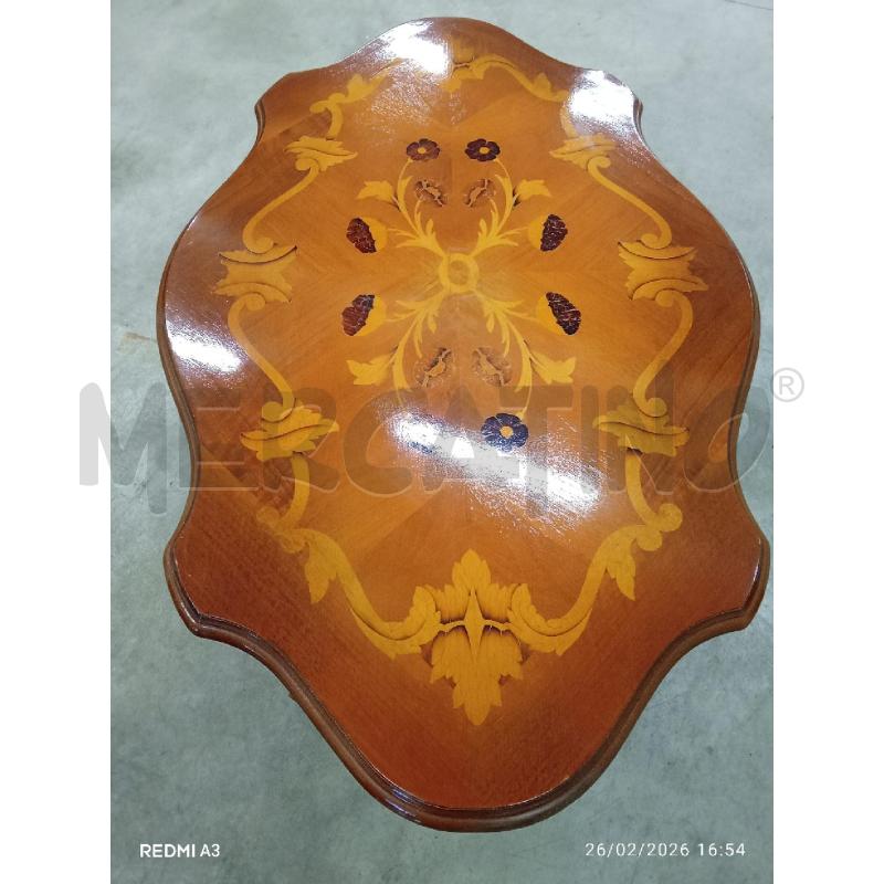 TAVOLINO OVALE DEC FIORI  | Mercatino dell'Usato San giorgio del sannio 1
