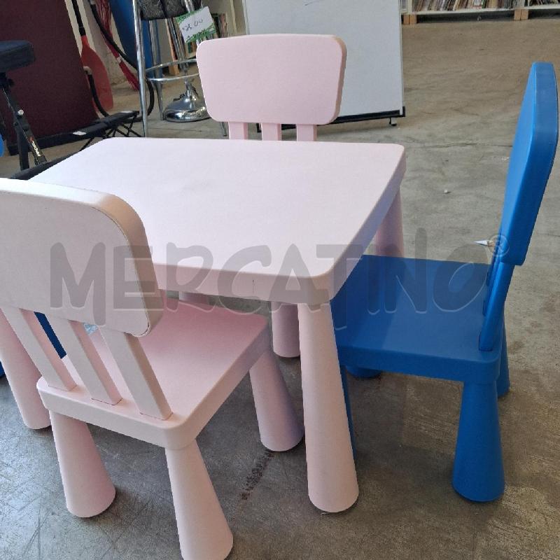 TAVOLINO +SEDIE IKEA MAMMUT  | Mercatino dell'Usato San giorgio del sannio 2