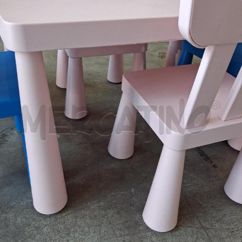 TAVOLINO +SEDIE IKEA MAMMUT  | Mercatino dell'Usato San giorgio del sannio 4