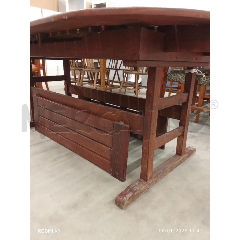 TAVOLO OVALO LEGNO ALLUNGABILE  | Mercatino dell'Usato San giorgio del sannio 2