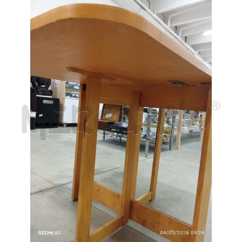 TAVOLO PIEGHEVOLE LEGNO  | Mercatino dell'Usato San giorgio del sannio 2