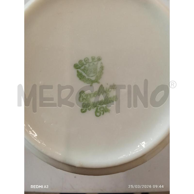 TAZZE PZ. 4 CERAMCIA COLAZIONE SUPPORTO ACCIAIO +2PZINOX PRAN  | Mercatino dell'Usato San giorgio del sannio 4