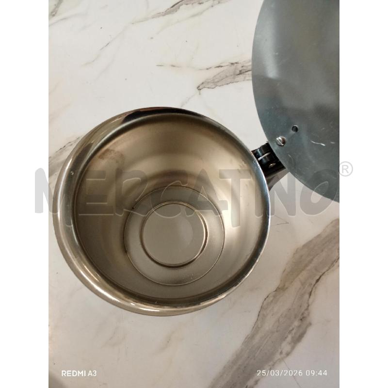 TAZZE PZ. 4 CERAMCIA COLAZIONE SUPPORTO ACCIAIO +2PZINOX PRAN  | Mercatino dell'Usato San giorgio del sannio 5