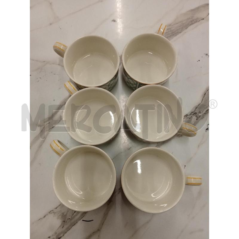TAZZE PZ. 6 VILLEROY E BOCH BASCHET VITRO POCELLANA | Mercatino dell'Usato San giorgio del sannio 2