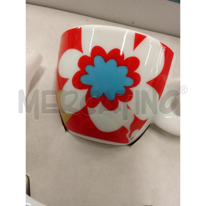 TETE A TETE LE PERLE BIANCO ROSSO AZZURRO FIORI  | Mercatino dell'Usato San giorgio del sannio 3