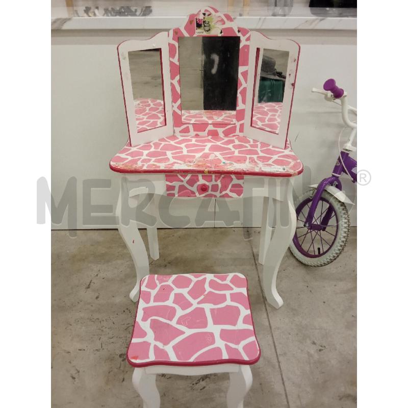 TOILETTE BAMBINA LEGNO GIOCATTOLO  | Mercatino dell'Usato San giorgio del sannio 1