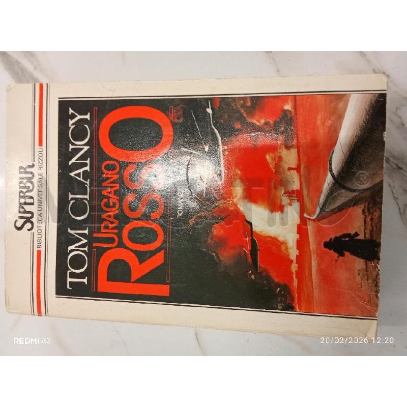 TOM CLANCY URAGANO ROSSO | Mercatino dell'Usato San giorgio del sannio 1