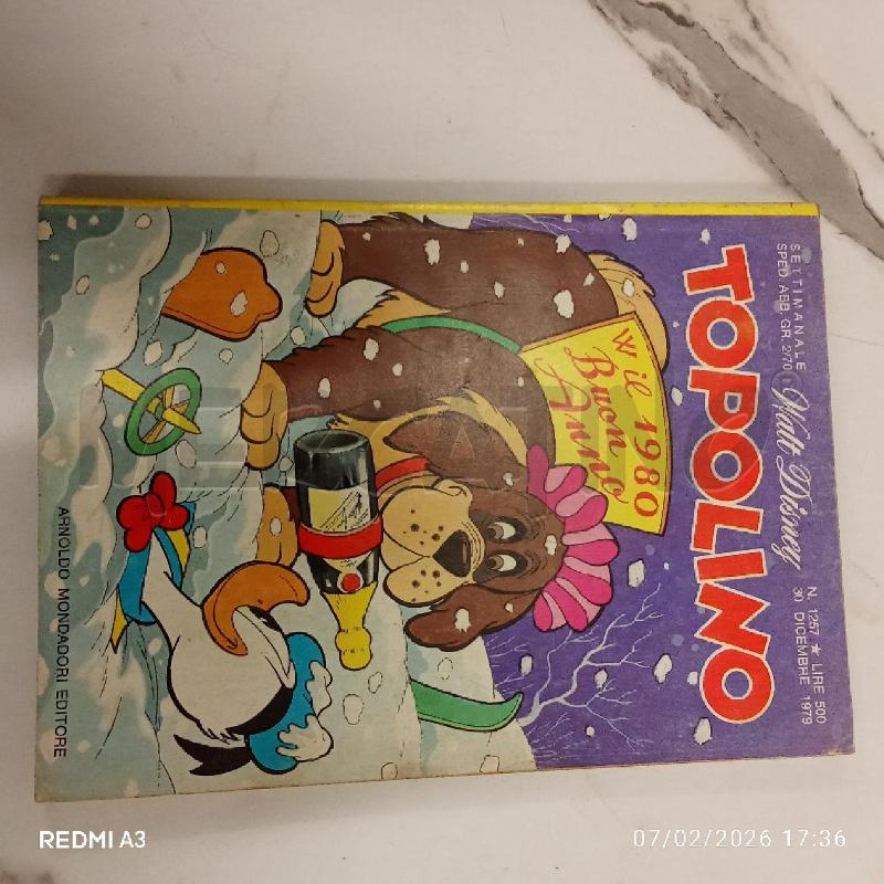 TOPOLINO BUON ANNO 1980 | Mercatino dell'Usato San giorgio del sannio 1