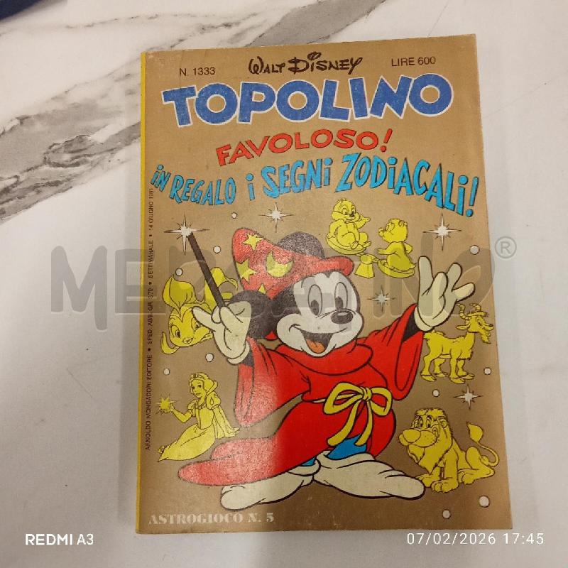 TOPOLINO FAVOLOSO IN REGALO I SEGNI ZODIACALI  | Mercatino dell'Usato San giorgio del sannio 1