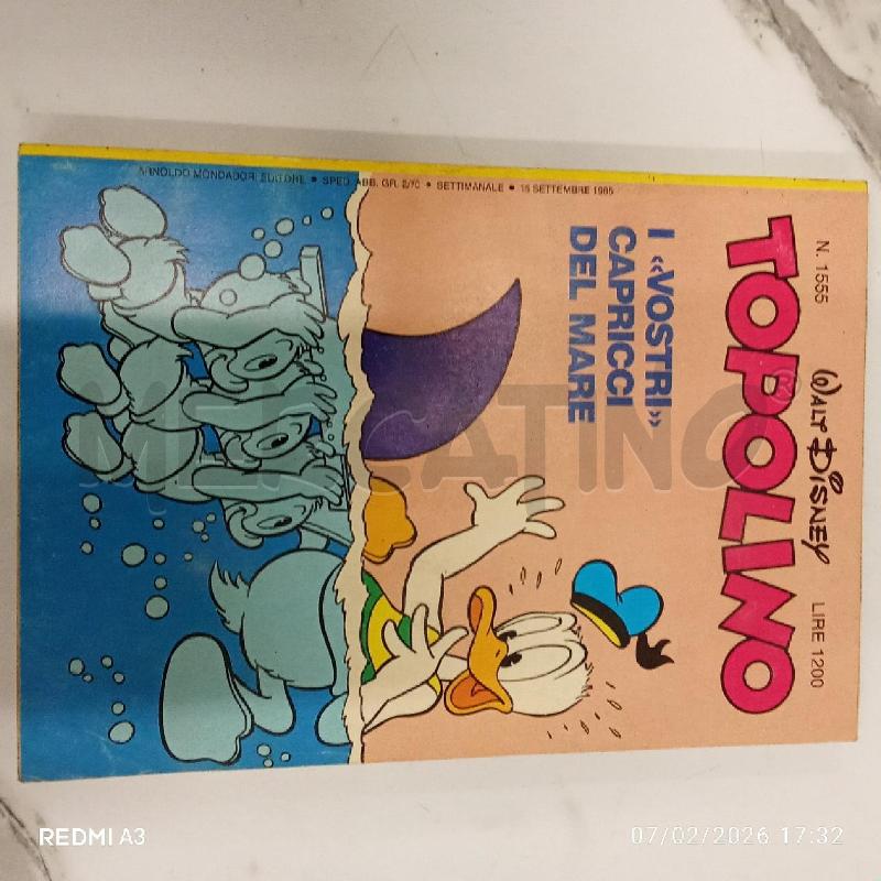 TOPOLINO I VOSTRI CAPRICCI DEL MARE 1985 | Mercatino dell'Usato San giorgio del sannio 1