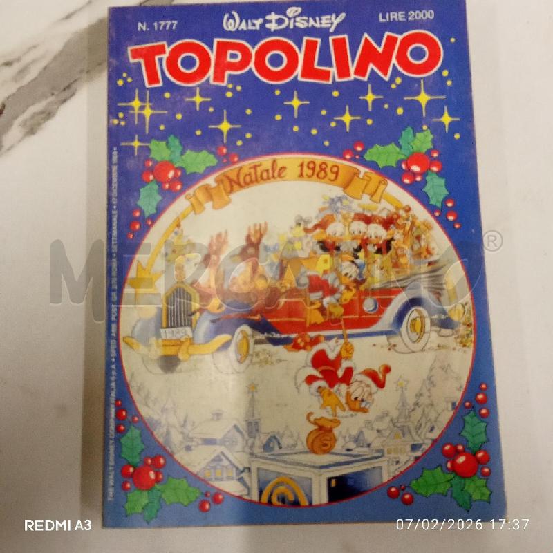 TOPOLINO NATALE 1989  | Mercatino dell'Usato San giorgio del sannio 1