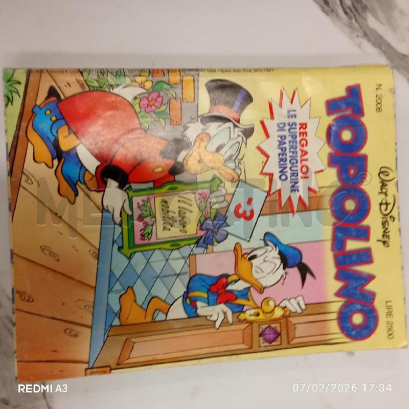 TOPOLINO REGALE LE SUPERFIGURINE DI PAPERINO  | Mercatino dell'Usato San giorgio del sannio 1