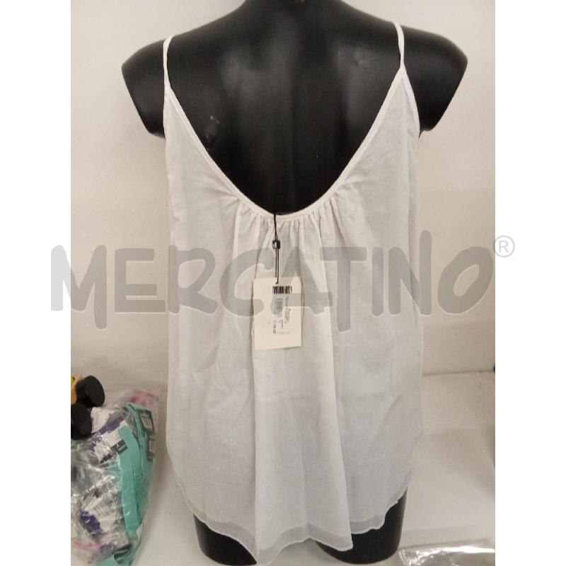 TOP BIANCO CON CIONDOLI AL COLLO DIXIE  | Mercatino dell'Usato San giorgio del sannio 5