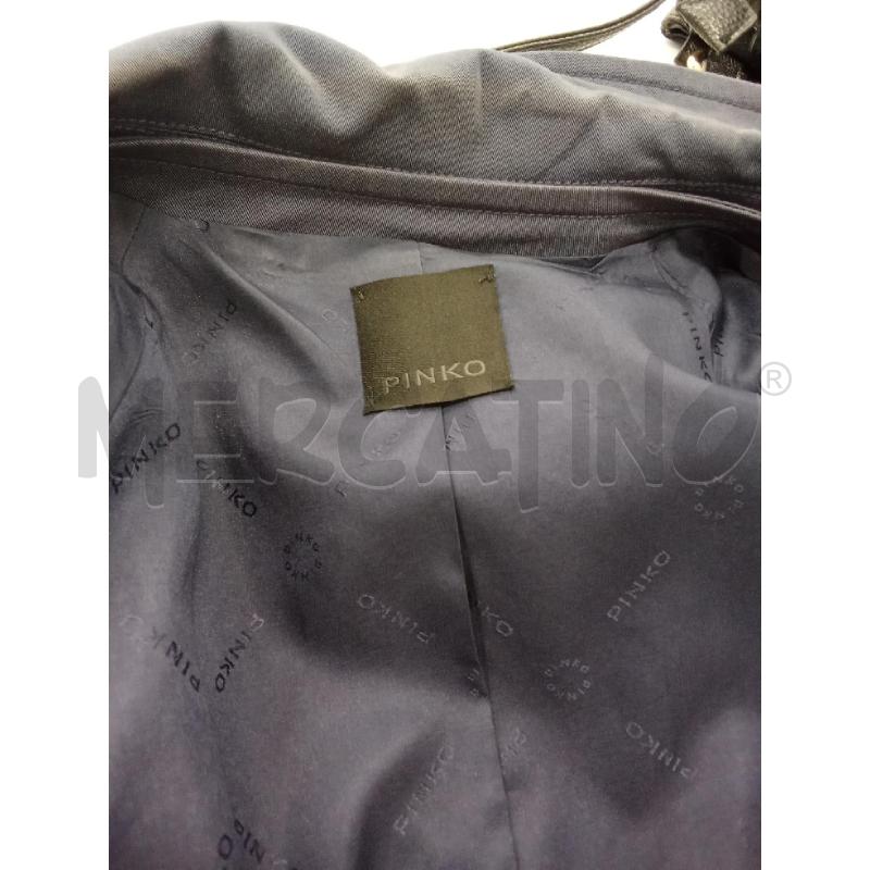 TRENCH DONAN BLU PINKO BOTTONI DOPPIO PETTO | Mercatino dell'Usato San giorgio del sannio 1