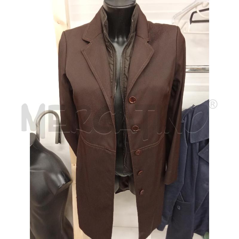 TRENCH DONNA FAY MARRONE DOUBLE COAT GILET ESTRAIBILE | Mercatino dell'Usato San giorgio del sannio 4