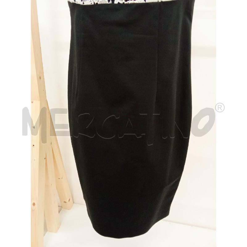 TUBINO DONNA NERO PIZZO BIANCO LUISA SPAGNOLI SCOLLO DIETRO | Mercatino dell'Usato San giorgio del sannio 3