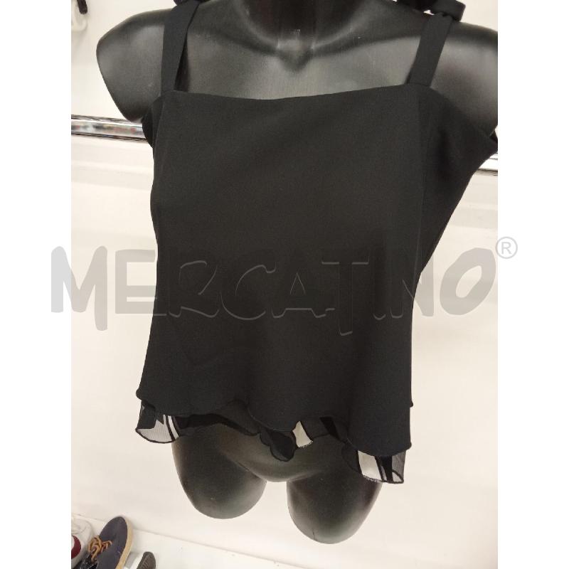 TWIN SET DONNA NERO BIANCO TRASPARENTE RASO  | Mercatino dell'Usato San giorgio del sannio 3