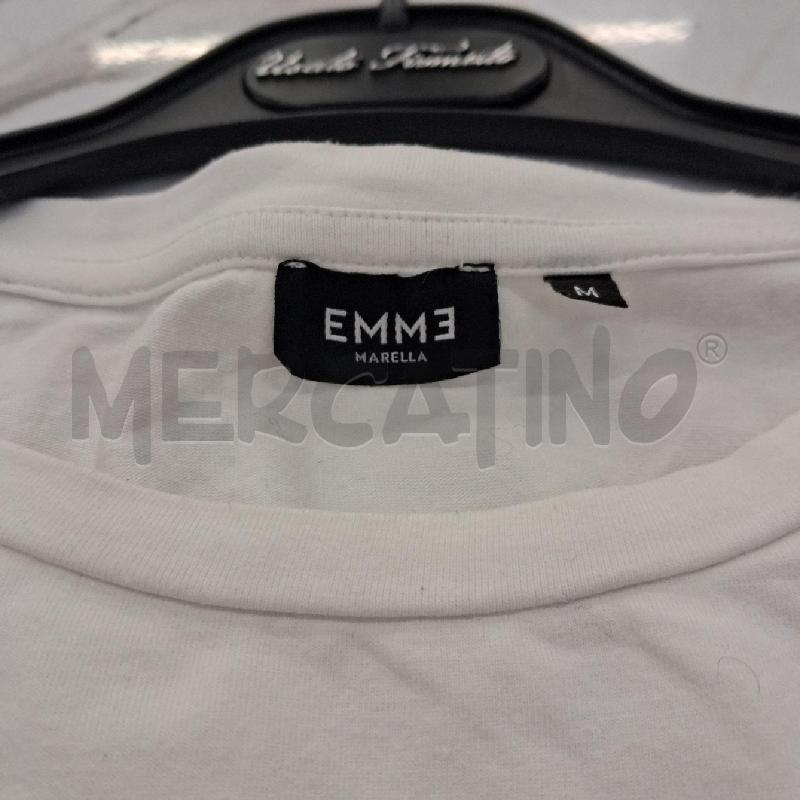 T SHIRT DONNA BIANCA LOGO ROSA STRASS SPARSI  | Mercatino dell'Usato San giorgio del sannio 3