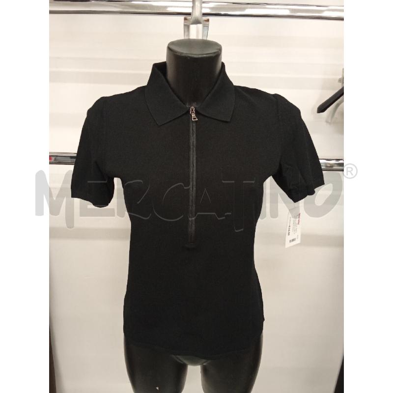 T SHIRT DONNA SIMIL POLO NERA CLASSICA PRADA  | Mercatino dell'Usato San giorgio del sannio 1