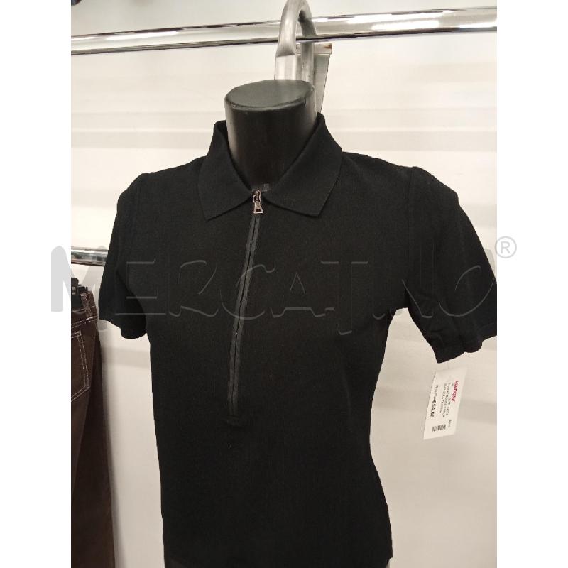 T SHIRT DONNA SIMIL POLO NERA CLASSICA PRADA  | Mercatino dell'Usato San giorgio del sannio 2