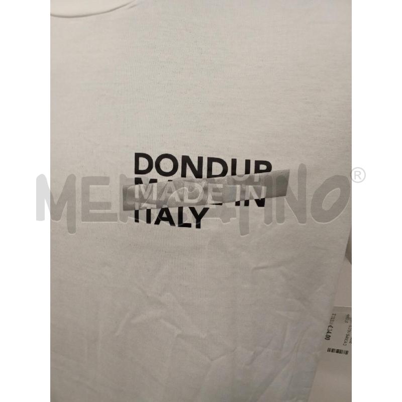 T SHIRT UOMO BIANCA DONDUP | Mercatino dell'Usato San giorgio del sannio 2