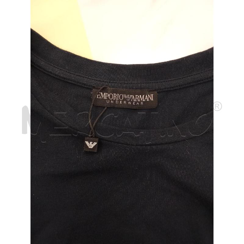 T SHIRT UOMO BLU SCRITTA LOGO ARMANI ROSSA BIANCA | Mercatino dell'Usato San giorgio del sannio 4