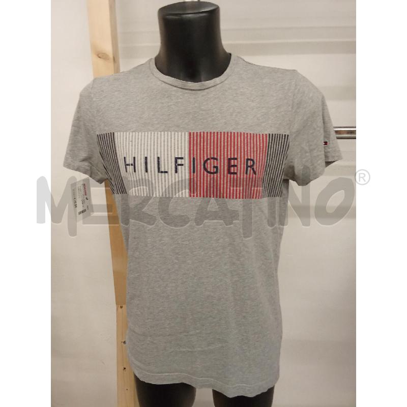 T SHIRT UOMO TOMMY HILGER GRIGIA  | Mercatino dell'Usato San giorgio del sannio 1