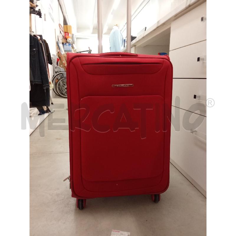 VALIGIA TESSUTO ROSSO RONCATO  | Mercatino dell'Usato San giorgio del sannio 1
