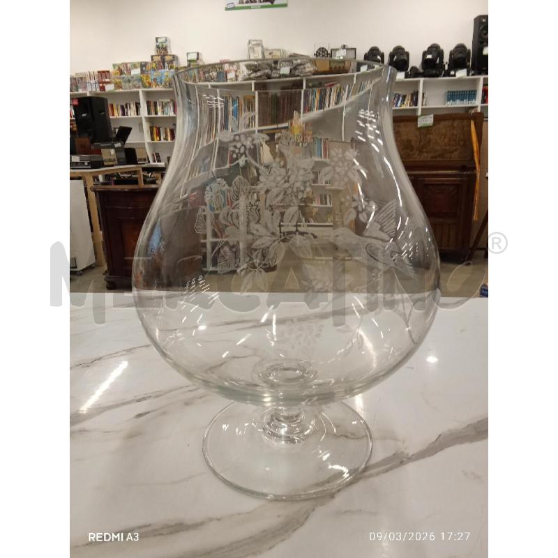 VASO AMPOLLA UCCELLINO SU RAMOSCELLO  | Mercatino dell'Usato San giorgio del sannio 1