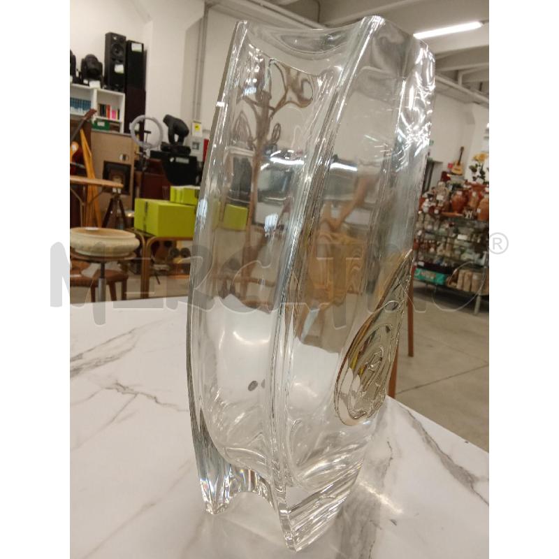 VASO CRISTALLO APPLICAZIONE ARGENTATA  | Mercatino dell'Usato San giorgio del sannio 4